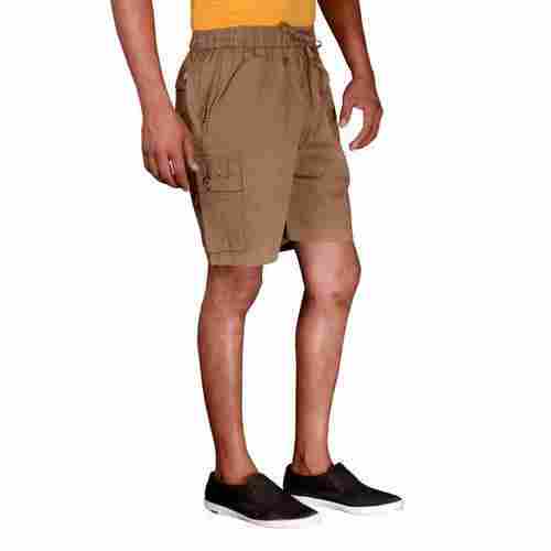 Anti Wrinkle Plain Cargo Mens Shorts