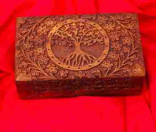 Wooden Brass Carving Boxes