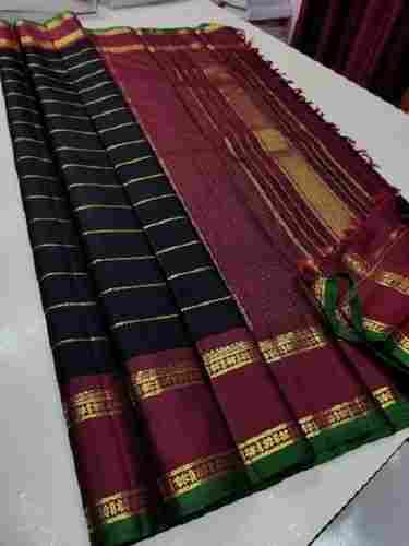 Kanchipuram Silk Gota Work Fancy Saree