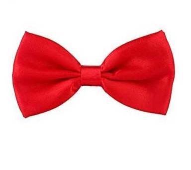 Party Wear Red Colour Suit Bow