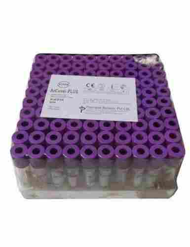 Disposable Sterile Plastic 2 ML Transparent Vacuum Blood Collection Tubes For Diagnostic Lab Hospital