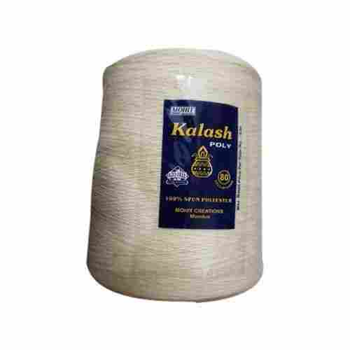 3 Ply White 3/62 Lubricated 150 Meter Spun Polyester Sewing Thread Cone