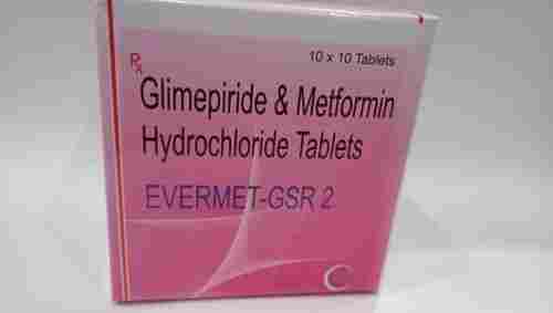 Metformin 500mg, Glimipeid 2mg Tablets