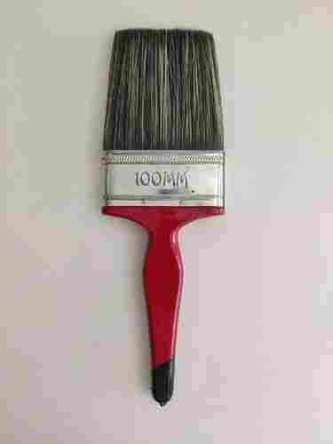 100mm Width Brush Head Red Plastic Paint Brush For Wall Painting