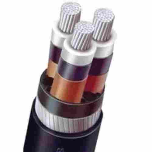 220 V PVC Insulation Material Black Power Cables For Industrial In Aluminum Conductor Material