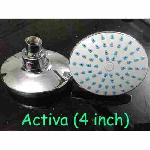 Activa 4 Inch Low High Pressure ABS Stainless Steel Bathroom Oval Shape Head Shower