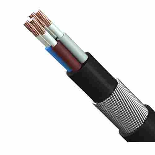 1100 V ST2 Cable Jacket Single Phase 4 Core XLPE Copper Armoured Cable