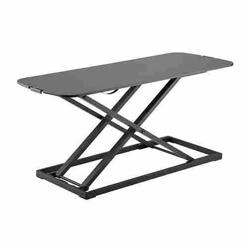 Compact Ultra Slim Sit Stand Desk Converter/ Adjustable Computer Workstation For Desk