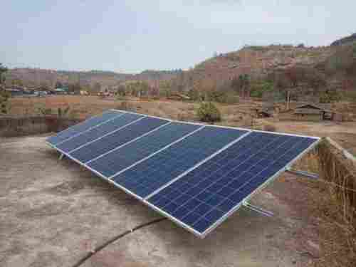 Residential Use Mounting Structure Blue Color On Grid Solar Power System