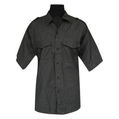 Regular Fit Pure Cotton With Plain Pattern Black Color Driver Safari Suit Dimension(L*W*H): 8X8 Inch (In)