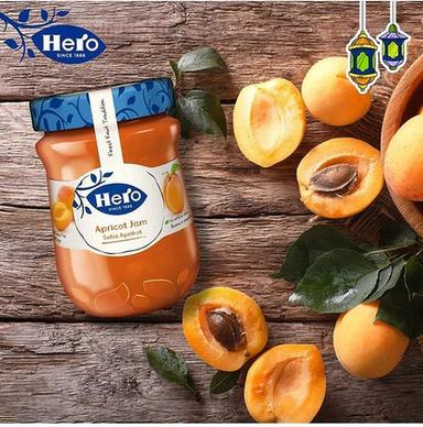 Delicious Taste Hero Apricot Jam 340Gm With 24 Months Shelf Life