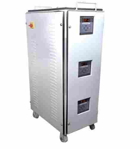 Three Phase Air Cooled Servo Semi Automatic Voltage Stabilizer 6 KVA 50Hz Output 400V