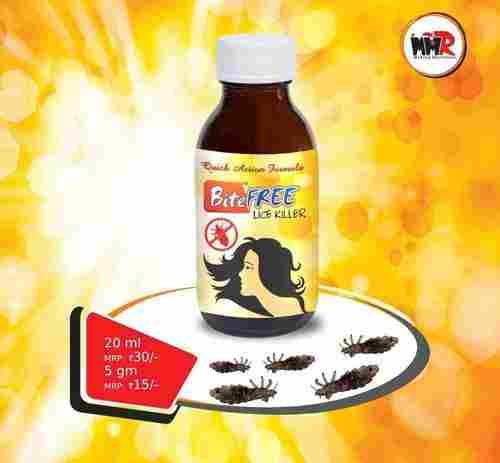 100% Herbal Quick Action Formulation Bite Free Lice Killer 5g and 20m