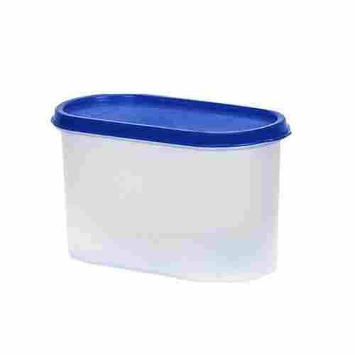 1200 Ml White And Blue Color Polypropylene Made Leakproof Modular Kitchen Container
