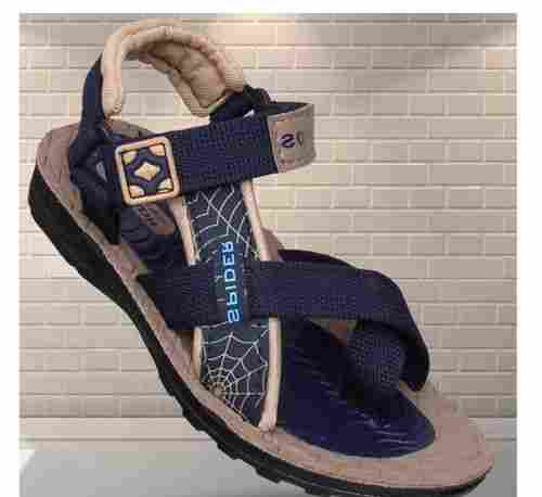 Light Weight Blue And Beige Color PVC Mens Sandals For Daily Wear