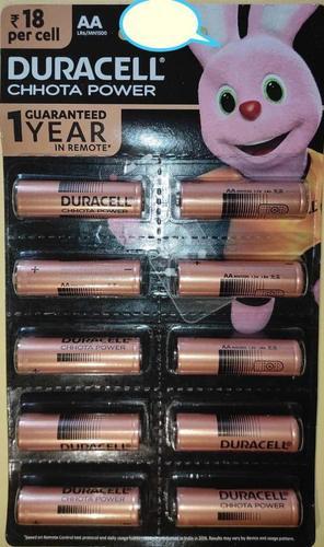 Duracell Chhota Power Aa Battery Set Of 10 Pcs For Wall Clocks And Medical Devices