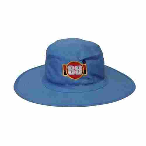 Washable Tropical Sun Protection Blue Cotton Unisex Free Size Panama Hat