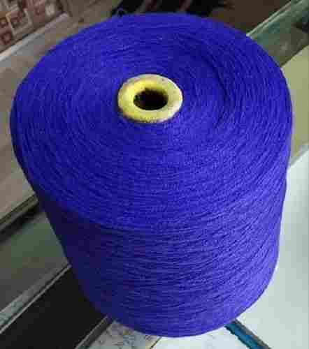 Blue Color 2/32 Denier A Grade High Tenacity 2 Ply Soft And Silky Bright Luster Dyed Woolen Yarn For Textile Industry