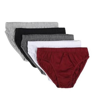 Multiple 100% Cotton Soft Knitted Fabric Moisture Wicking Mens Briefs