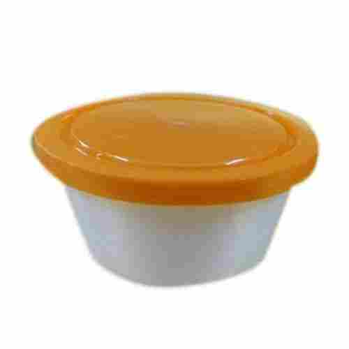 500 ML Milky Food Grade Safe White PET Airtight Lid Container For Food Packaging