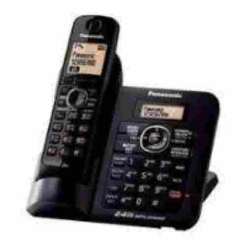 Black Plastic Panasonic KX TG3811SX Cordless Landline Phone, Speaker Phone