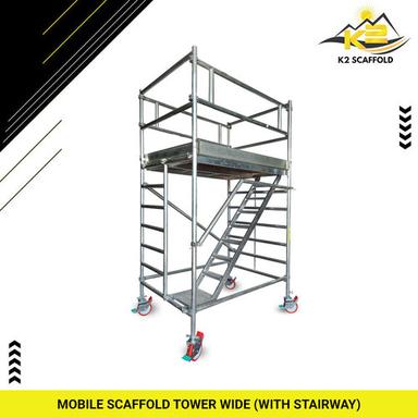 Mobile Scaffold Tower Wide (With Stairway) For Indoor And Outdoor Application: Exhibition Setups