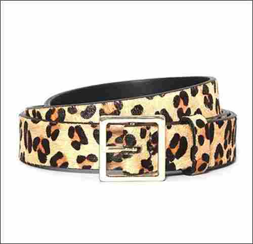 Printed Casual Leather Belts For Ladies, 36 Inch Length, 35 Mm Width 