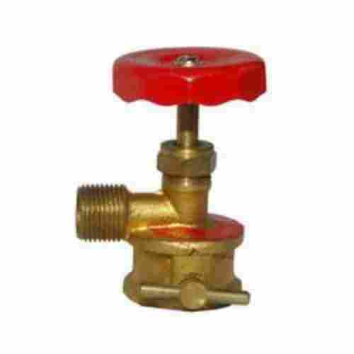 Red and Golden Brass Industrial LPG Gas Valve for For LPG Cylinder
