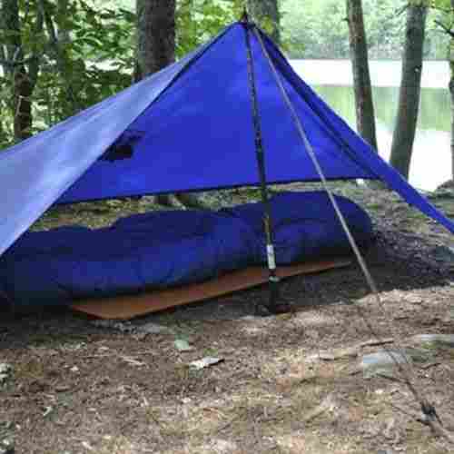 Blue Waterproof UV Resistant Outdoor Tent Covering Laminated Plastic Tarpaulin Tirpal