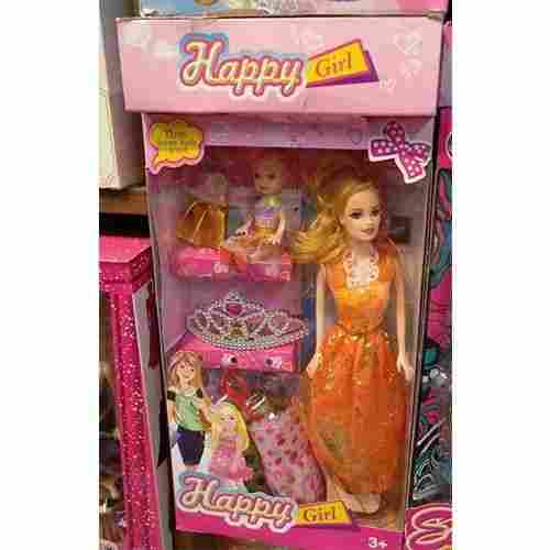 Light Weight Plastic Doll Gift Sets For Kids With Five To Eight Inch Height