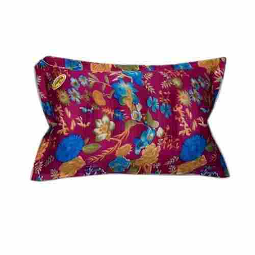 Printed Pattern Rubber Filled Rectangular Shape Polyester Air Pillow