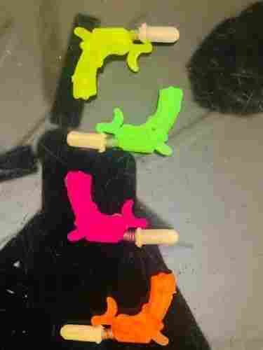 Small Size Plain Design Washable Type Anti Crack Plastic Toy Gun For Kids