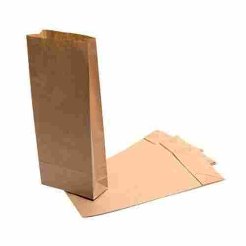 5 Kg. Size Plain Pattern Eco Friendly Recyclable Brown Paper Pouch
