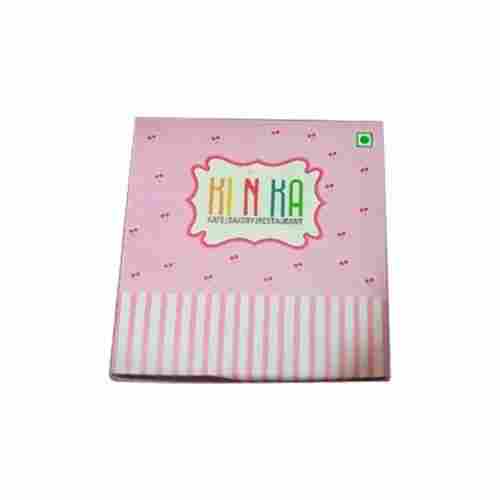Disposable Square Shape Printed Bakery Birthday Cake Packaging Paper Box For Shop