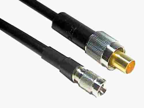 Black Jacket Round Industrial Heat Resistant Industrial Coaxial And Lan Cables