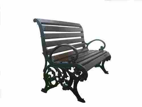 3 Seater Iron Garden and Park Benches With Backrest and Arm Rest