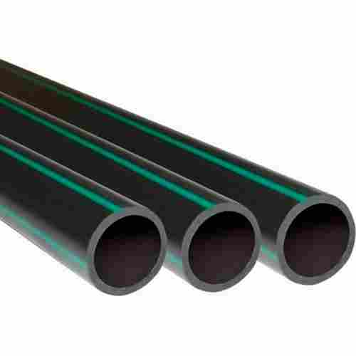 4 To 10 Inch Green Stripe Black Virgin Round Plastic HDPE Drinking Water Supply Pipe