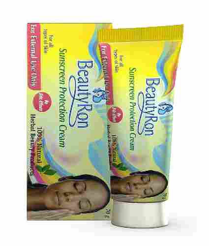 70gm Beautyron Sun Screen Cream For All Type of Skin With Herbal Ingredients