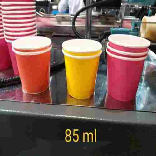 85 Ml Type Multicolor Round Shape Plain Pattern Disposable Drinking Cup