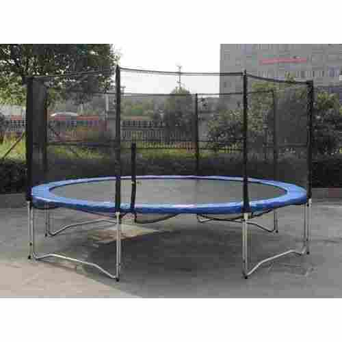 Round Shape 15 Feet Size Outdoor Trampoline With Safety Enclosure