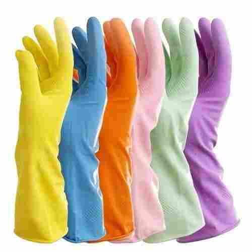 Multicolor Reusable Chemical Resistant S-XL Size Nitrile Safety Full Finger Hand Gloves