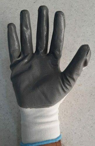 Gray Reusable Washable Cut Resistant Medium Size Grey Pu Safety Hand Gloves For Industrial Use
