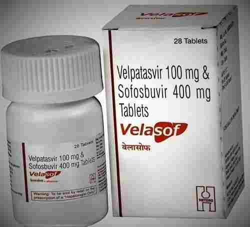 Velpatasvir 100 Mg And Sofosbuvir 400 MG Tablets