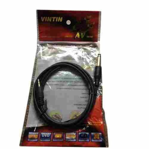 1.5m Length High Speed Crack Free Pvc Black Av Cable For Projector Use