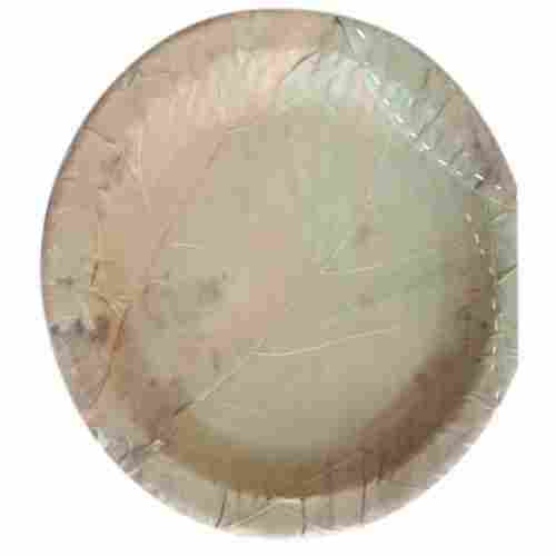 6 Inch Small Round Disposable Eco Friendly Dry Sal Leaf Snack Plates