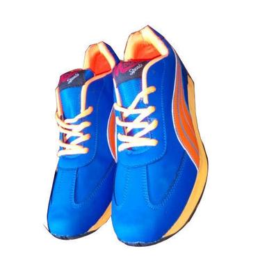 Canvas Anti Skid And Light Weight Blue Mens Warm Up Sports Shoes With Fabric Lining Size: Various Sizes Are Available