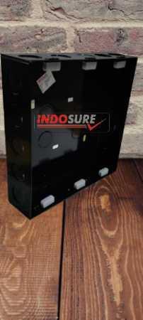 Black Rust Proof 18 Module Modular Metal Electrical Boxes With Powder Coating