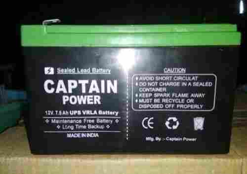 Maintenance Free Long Backup Dry UPS Battery Voltage : 12 V Capacity : 7.5 Ah