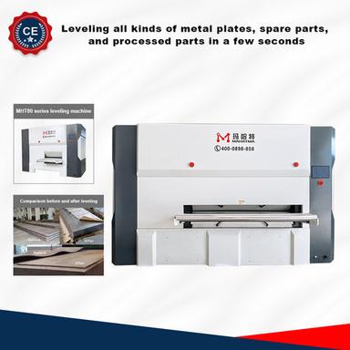 White Precision Leveling Machine And Metal Straightening Machine For Copper Sheet And Aluminium Sheet