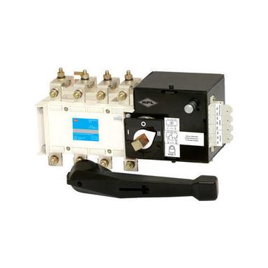 White And Black 415 V 125 - 1600 A Manual Industrial Hpl Changeover Switch With 50 To 60 Hz